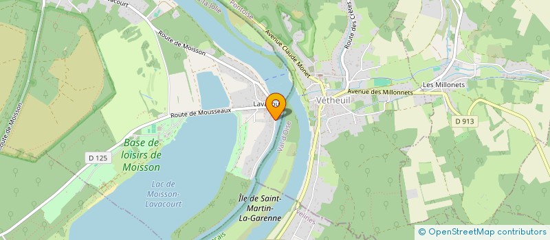 localisation de l'entreprise ATELIERS VEXIN VAL DE SEINE/AVVS  VETHEUIL