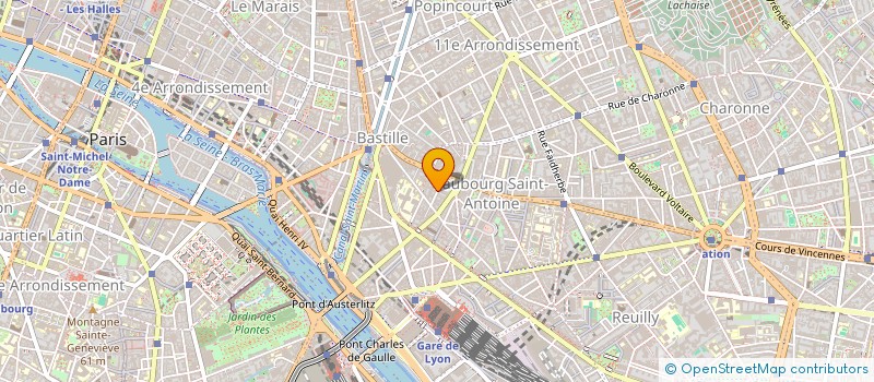 localisation de l'entreprise ATELIERS VICTOR BERT  PARIS