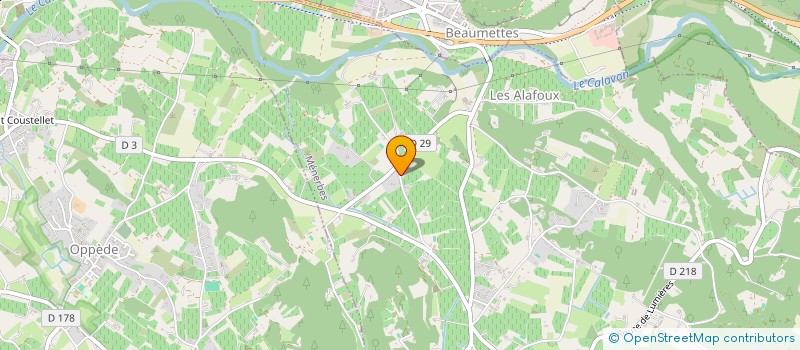 localisation de l'entreprise ATELIERS VIRGAUX  MENERBES