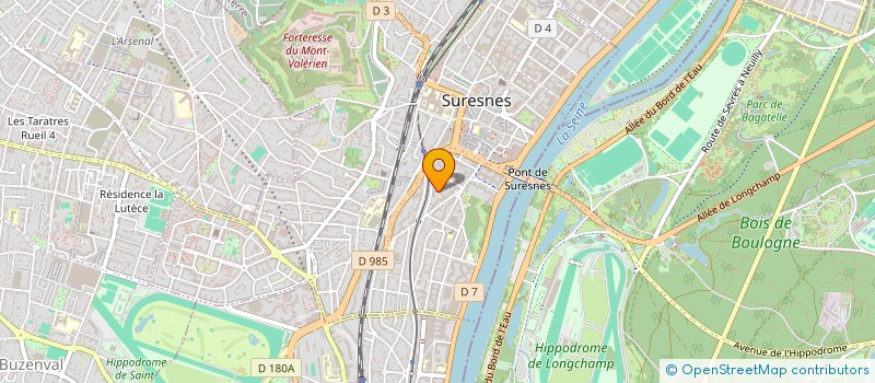 localisation de l'entreprise ATELIERS VOLUME à SURESNES