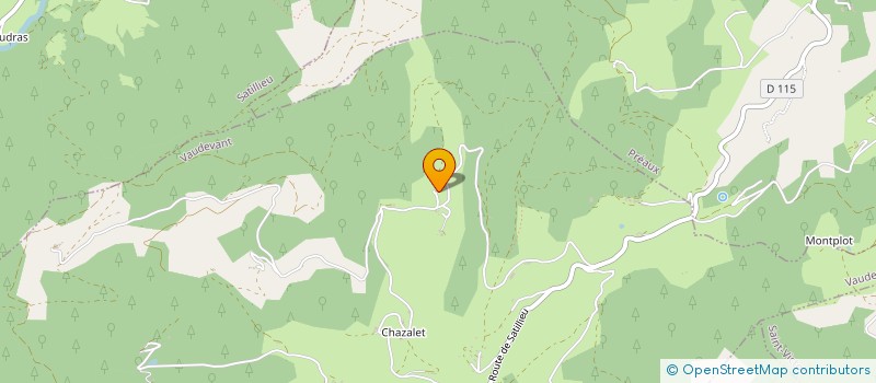 localisation de l'entreprise ATELIERS VOTO  VAUDEVANT