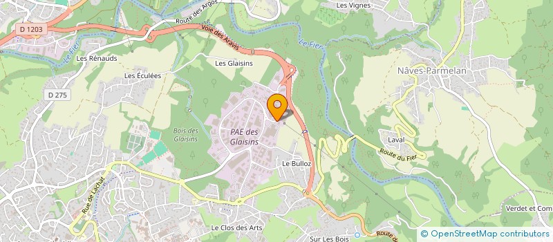 localisation de l'entreprise ATELIERSHERITAGE INVEST à ANNECY