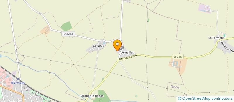 localisation de l'entreprise ATELIERVITRAGEFRANCE  AUBEPIERRE-OZOUER-LE-REPOS