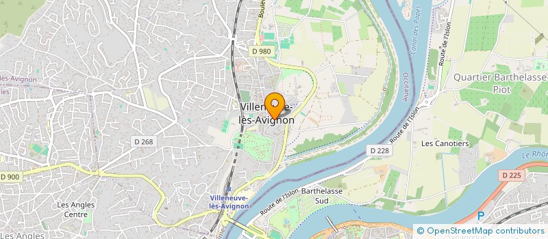 localisation de l'entreprise ATELIMMO  VILLENEUVE-LES-AVIGNON