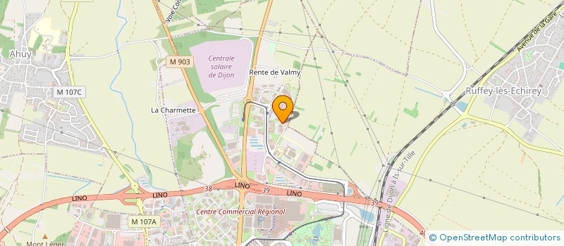 localisation de l'entreprise ATELIO BOURGOGNE à DIJON