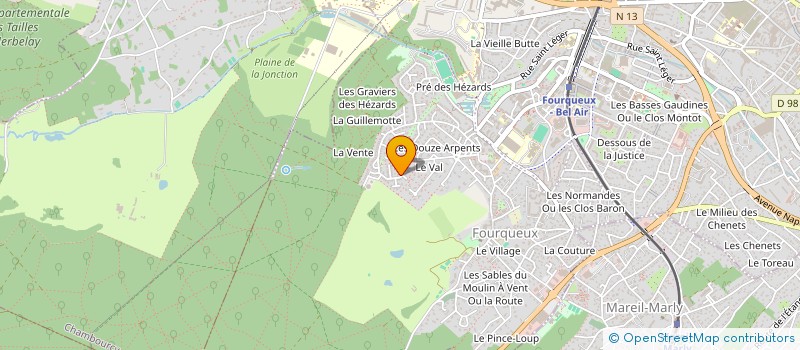 localisation de l'entreprise ATELIS M2T  SAINT-GERMAIN-EN-LAYE