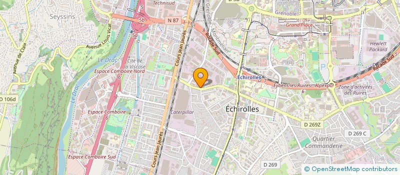 localisation de l'entreprise ATELMON à ECHIROLLES