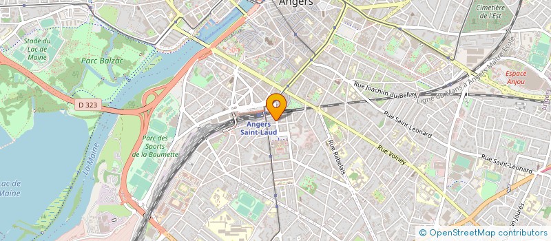 localisation de l'entreprise ATELOG BRETAGNE PAYS DE LOIRE à ANGERS
