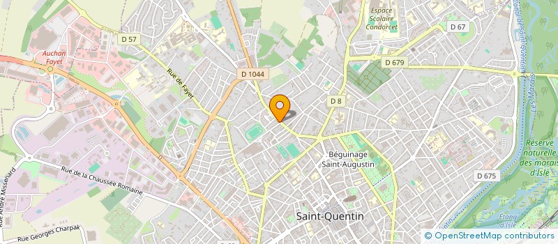 localisation de l'entreprise ATEM à SAINT QUENTIN