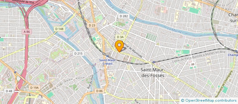 localisation de l'entreprise ATEM à SAINT-MAUR-DES-FOSSES