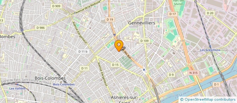 localisation de l'entreprise ATEM à ASNIERES-SUR-SEINE