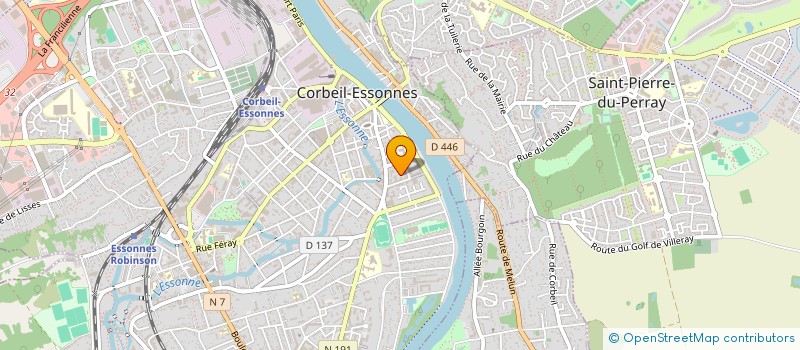 localisation de l'entreprise ATEM EUROPE à CORBEIL-ESSONNES