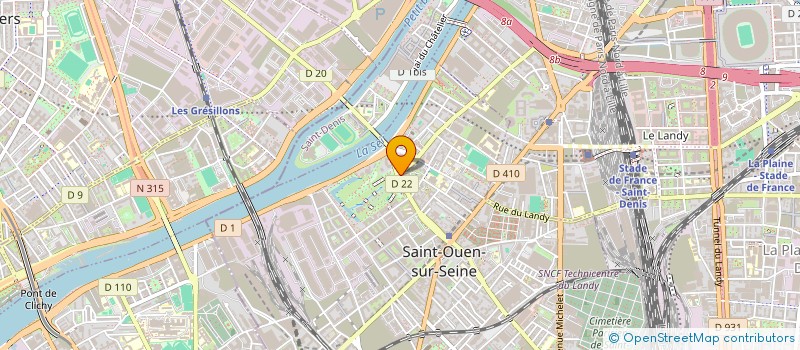 localisation de l'entreprise ATEM TRANSPORTS  SAINT-OUEN-SUR-SEINE