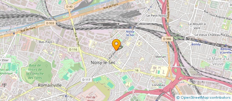 localisation de l'entreprise ATEM VOYAGES à NOISY-LE-SEC