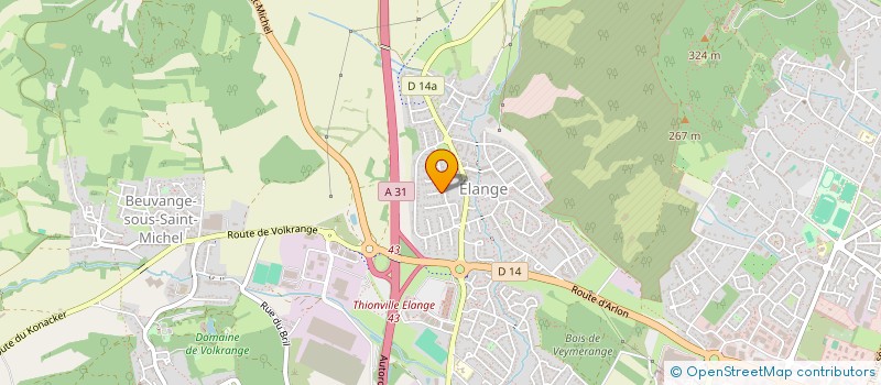 localisation de l'entreprise ATEMA à THIONVILLE