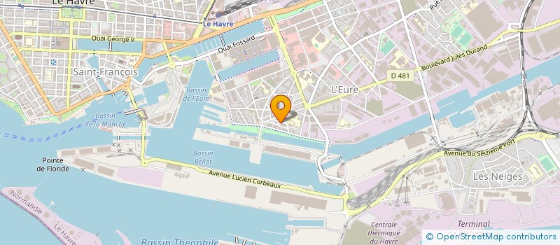localisation de l'entreprise ATEMAP FRANCE à LE HAVRE