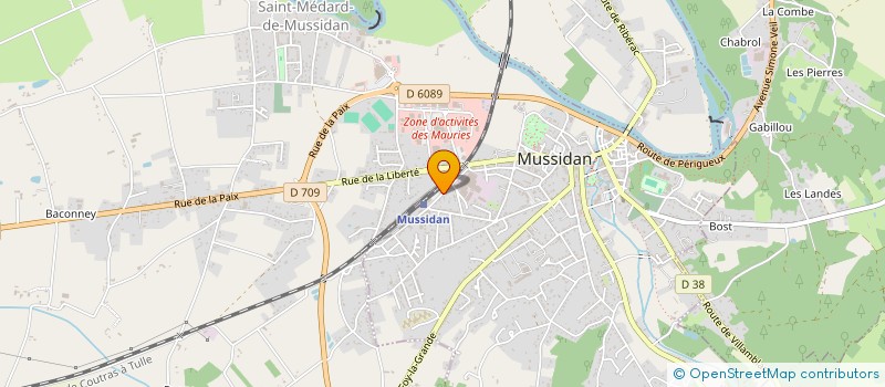 localisation de l'entreprise ATEMCO LEOPOLD à MUSSIDAN