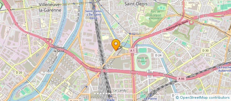 localisation de l'entreprise ATEMETA  SAINT-DENIS