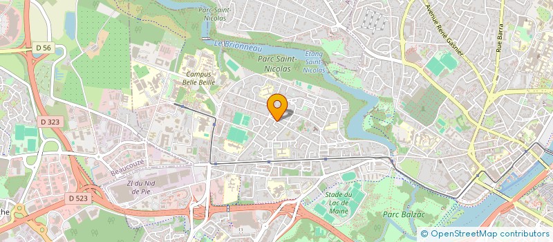localisation de l'entreprise ATEMI FINANCE CONSEIL à ANGERS
