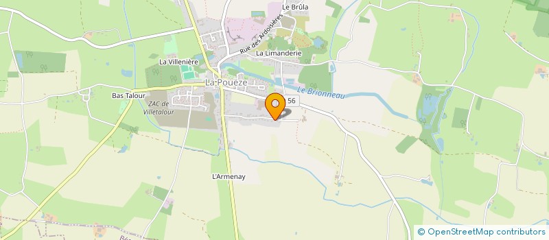 localisation de l'entreprise ATEMIA  ERDRE-EN-ANJOU