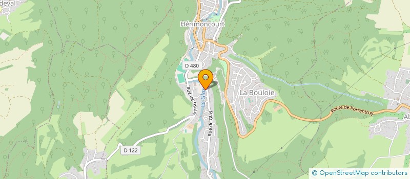 localisation de l'entreprise ATEMIS  HERIMONCOURT