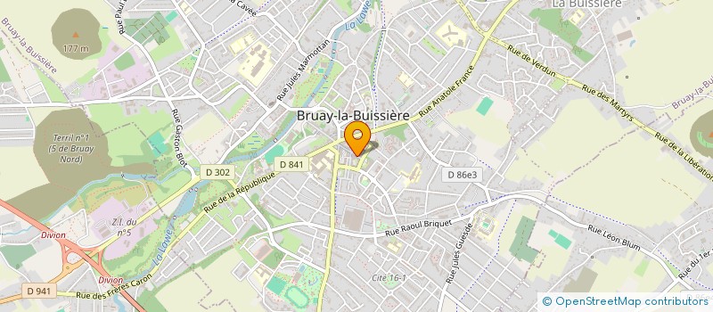 localisation de l'entreprise ATEMIS à BRUAY-LA-BUISSIERE