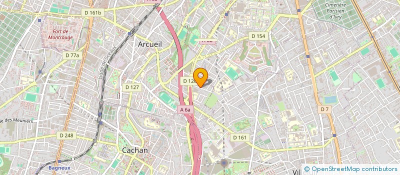 localisation de l'entreprise ATEMIS HOLDING à ARCUEIL