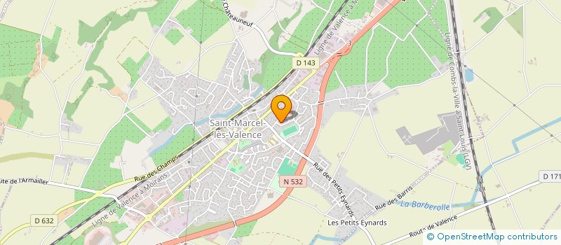 localisation de l'entreprise ATEMIS INFORMATIQUE à SAINT-MARCEL-LES-VALENCE