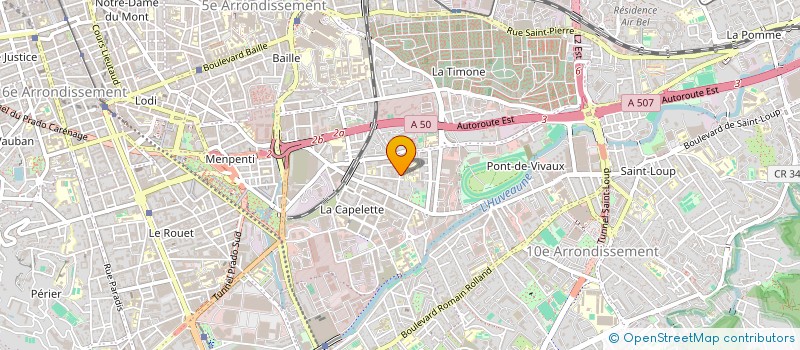 localisation de l'entreprise ATEMPS FORMATION  MARSEILLE