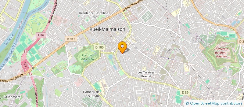 localisation de l'entreprise ATEMYS à RUEIL-MALMAISON