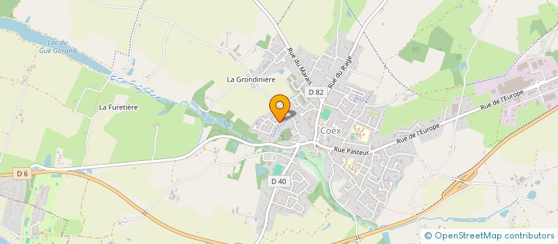 localisation de l'entreprise ATEN  COEX