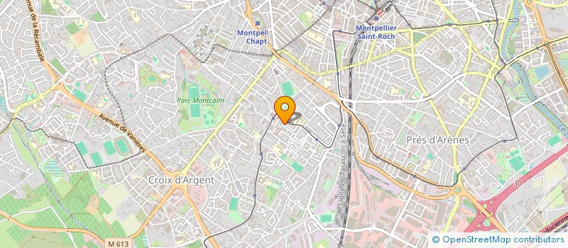 localisation de l'entreprise ATENA à MONTPELLIER