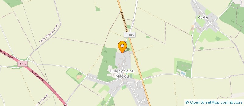 localisation de l'entreprise ATENA  BUIGNY-SAINT-MACLOU