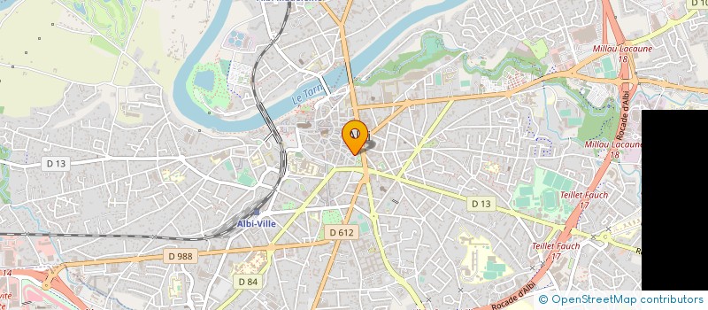 localisation de l'entreprise ATENA CONSEIL à ALBI