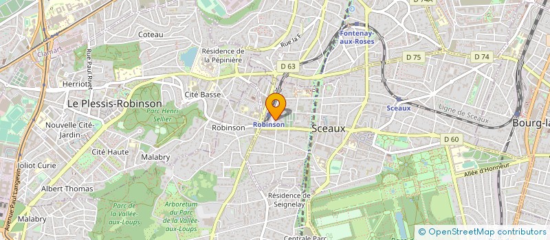 localisation de l'entreprise ATENA SERVICES à SCEAUX