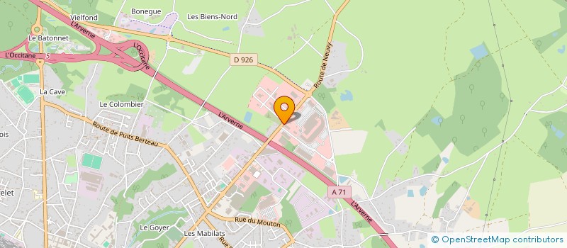 localisation de l'entreprise ATENA TECHNOLOGIES à VIERZON