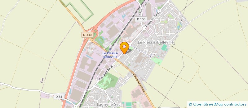 localisation de l'entreprise ATENE AUTOMOBILES  LAGNY-LE-SEC