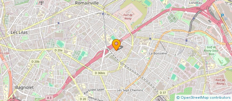 localisation de l'entreprise ATENEA AND CO à ROMAINVILLE