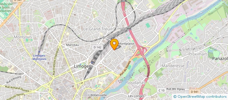 localisation de l'entreprise ATENEO REPUBLICANO DU LIMOUSIN à LIMOGES