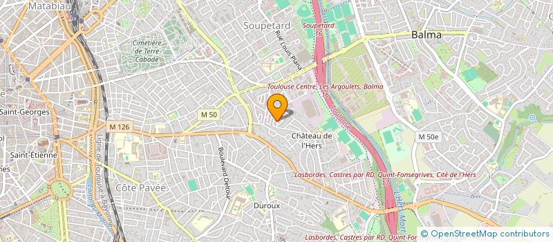 localisation de l'entreprise ATENO TECH à TOULOUSE