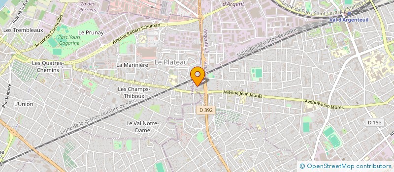 localisation de l'entreprise ATENOR à SARTROUVILLE