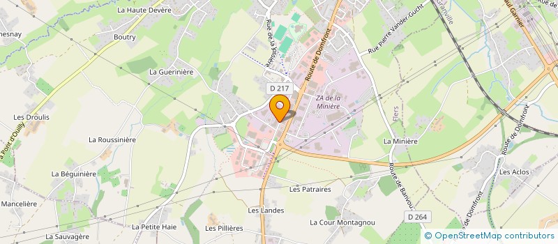 localisation de l'entreprise ATEO à FLERS