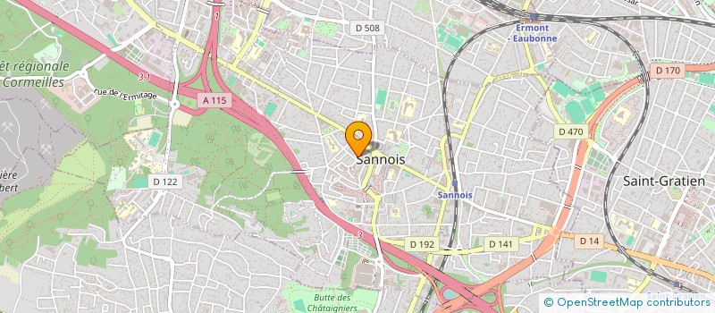 localisation de l'entreprise ATEO à SANNOIS