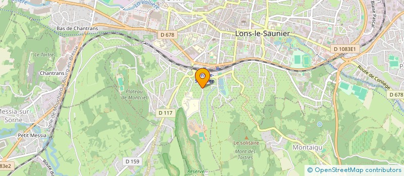 localisation de l'entreprise ATEOS DEVELOPPEMENT à LONS-LE-SAUNIER
