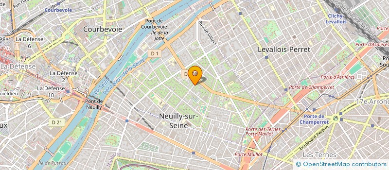 localisation de l'entreprise ATEP à NEUILLY-SUR-SEINE