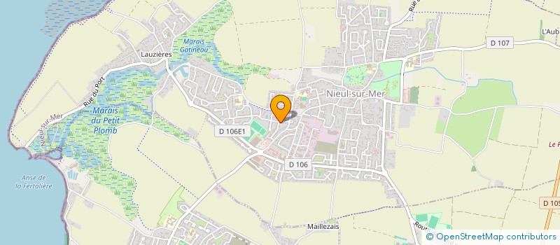 localisation de l'entreprise ATEP INVEST  NIEUL-SUR-MER