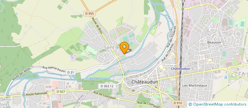 localisation de l'entreprise ATEP MI à CHATEAUDUN