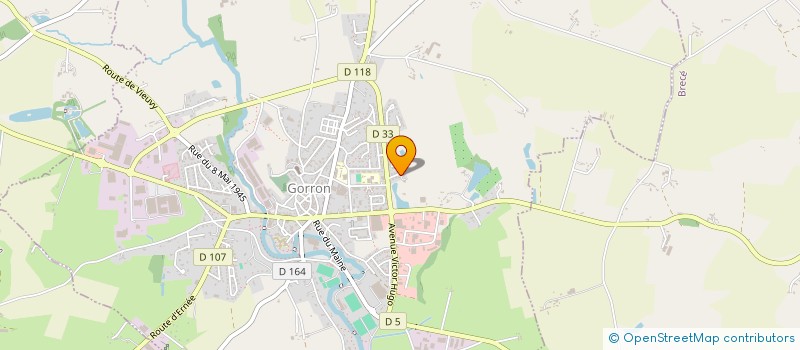 localisation de l'entreprise ATEPLANTS à GORRON