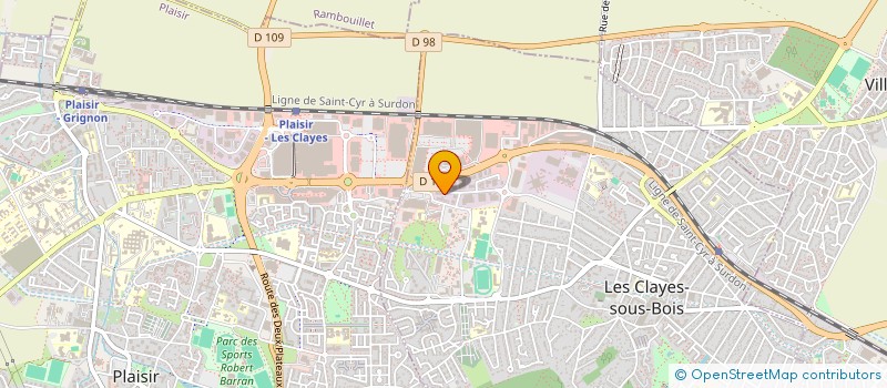 localisation de l'entreprise ATEQ à LES CLAYES-SOUS-BOIS
