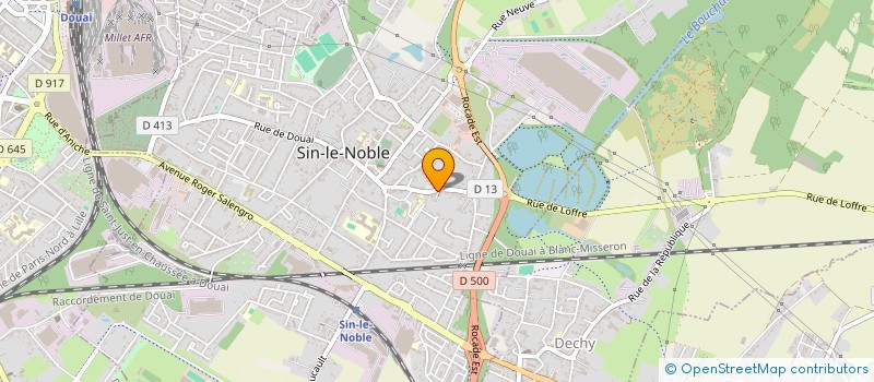 localisation de l'entreprise ATER  SIN-LE-NOBLE